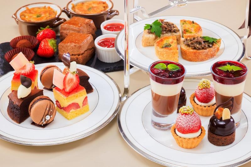 苺とチョコレートのアフタヌーンティーの画像2