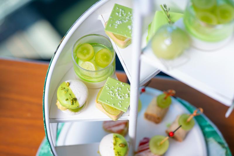 Shine Muscat in GREEN（シャインマスカット・イン・グリーン」アフタヌーンティーの画像2