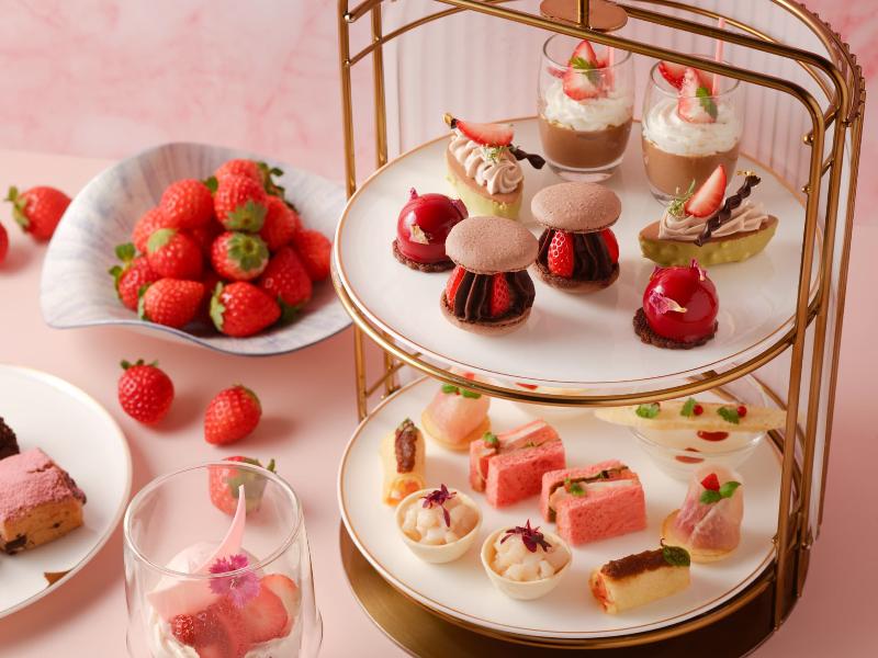 恋するいちごアフタヌーンティー with リンツチョコレートの画像2