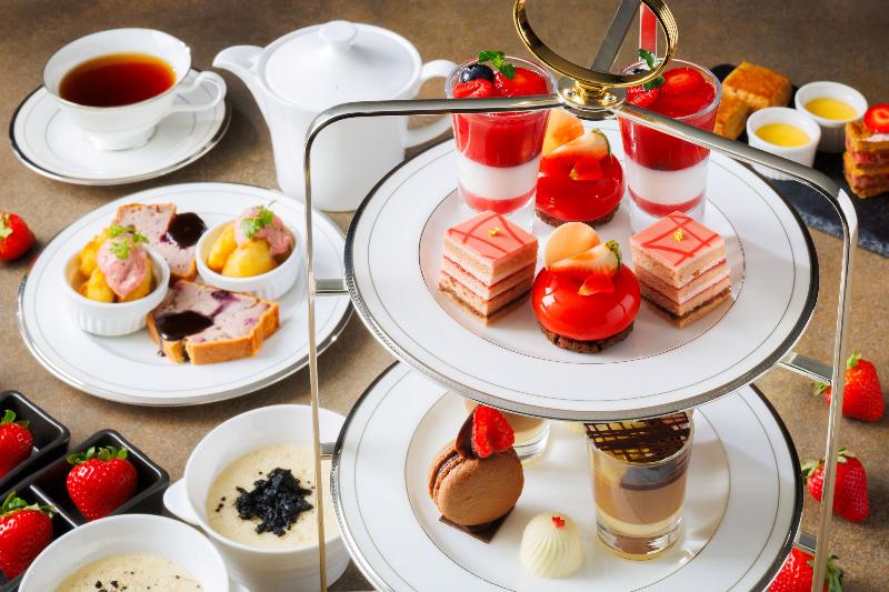 苺とチョコレートのアフタヌーンティーの画像2