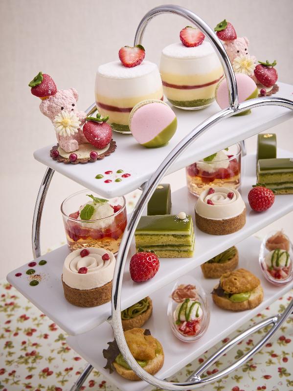 いちごと抹茶のアフタヌーンティーの画像2