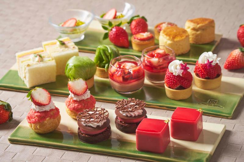 沖縄県産「宜野座いちご」恋風（こいかぜ）のアフタヌーンティーの画像2