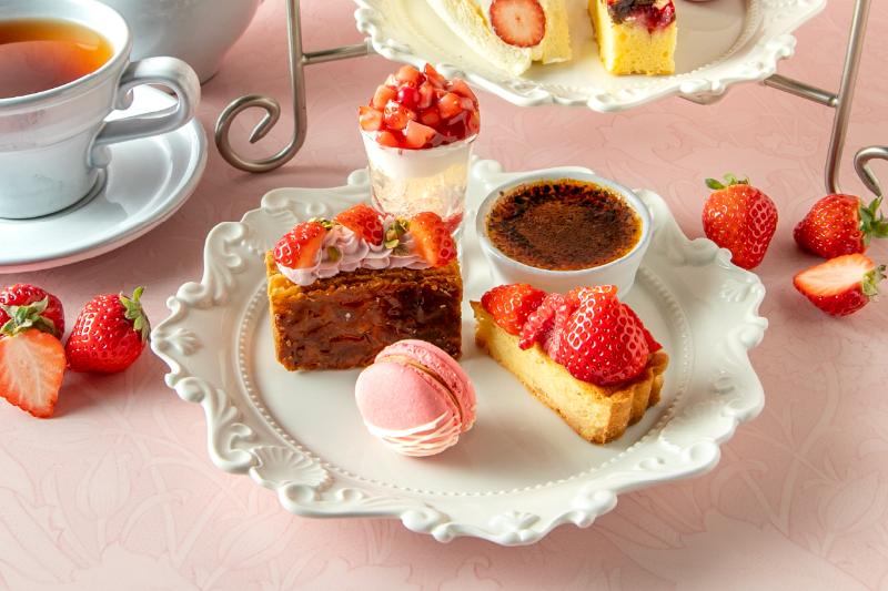 いちごと紅茶のアフタヌーンティーの画像2