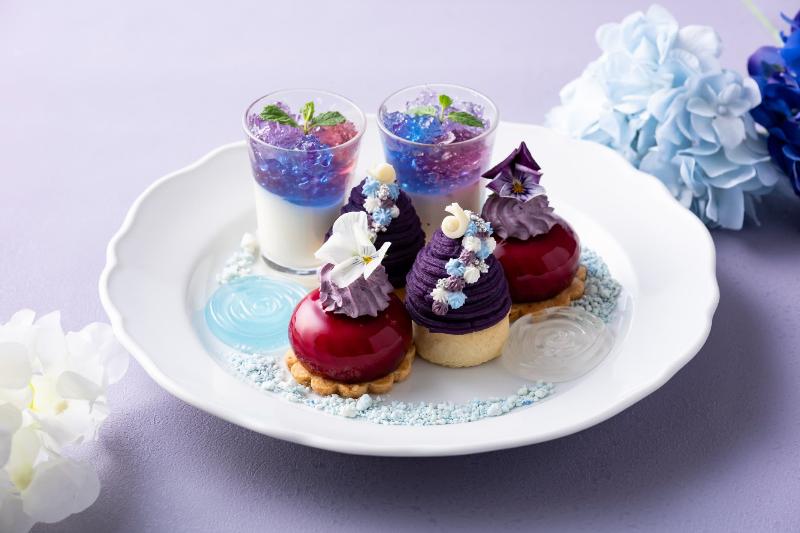 窓辺の紫陽花アフタヌーンティーの画像2