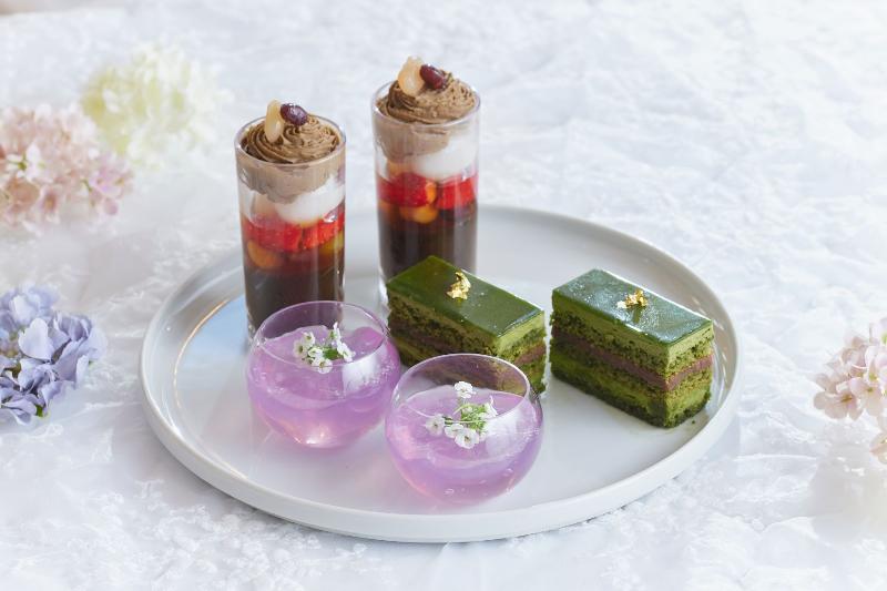 抹茶と紫陽花のアフタヌーンティー with 祇園辻󠄀利の画像2