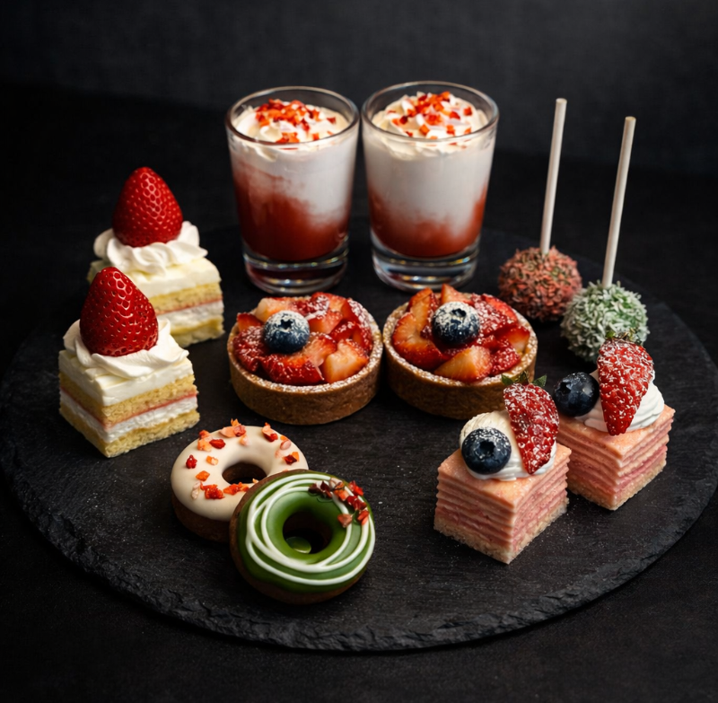 苺と抹茶のアフタヌーンティーの画像2