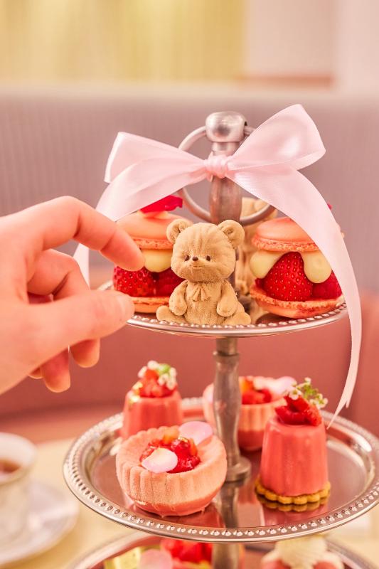 ローズリボン・ジュエルアフタヌーンティー ３段スタンドの画像2