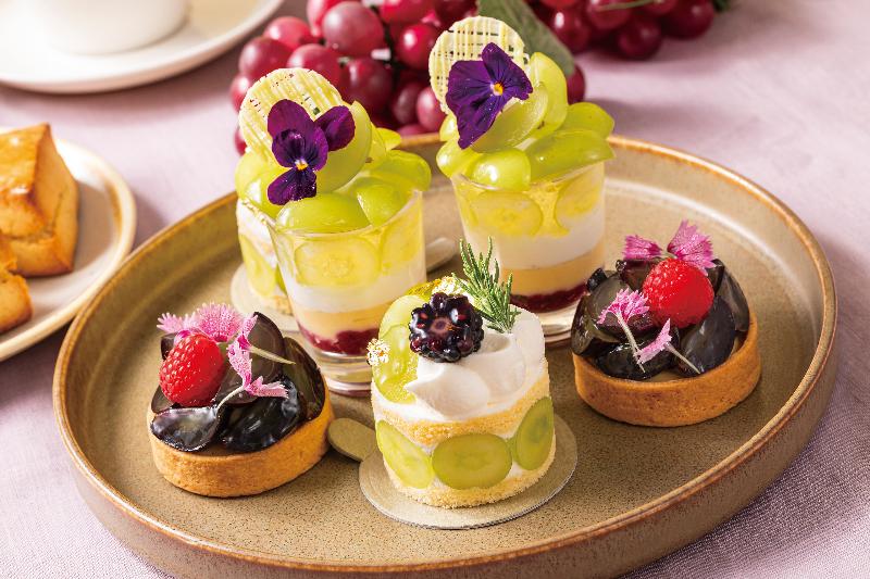 3種の葡萄食べ比べアフタヌーンティーの画像2