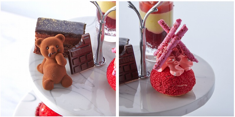 「LOUANGE TOKYO Le Musée」のバレンタインアフタヌーンティー、チョコレートとベリーづくしの期間限定スイーツがお目見え。の画像3