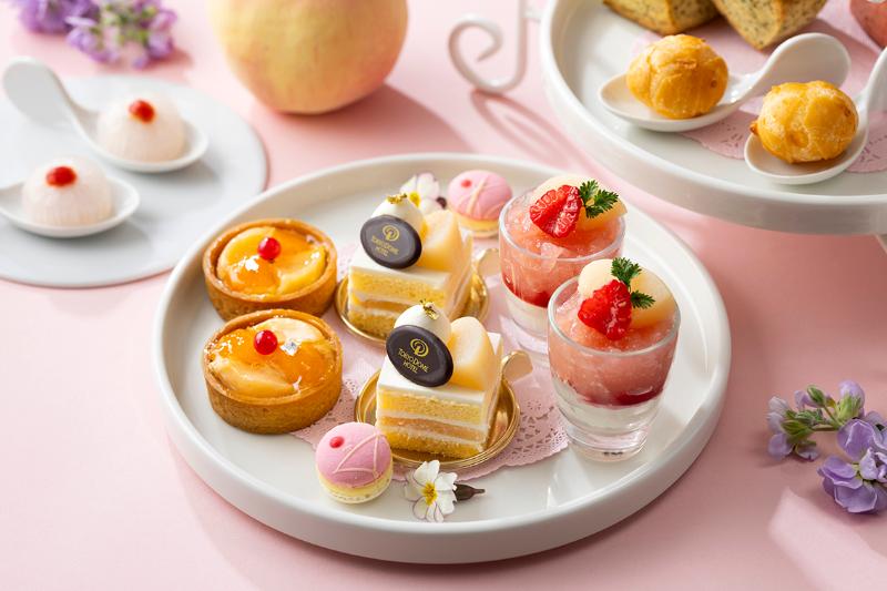TeaDropTimeサブ管理者のピーチアフタヌーンティー画像