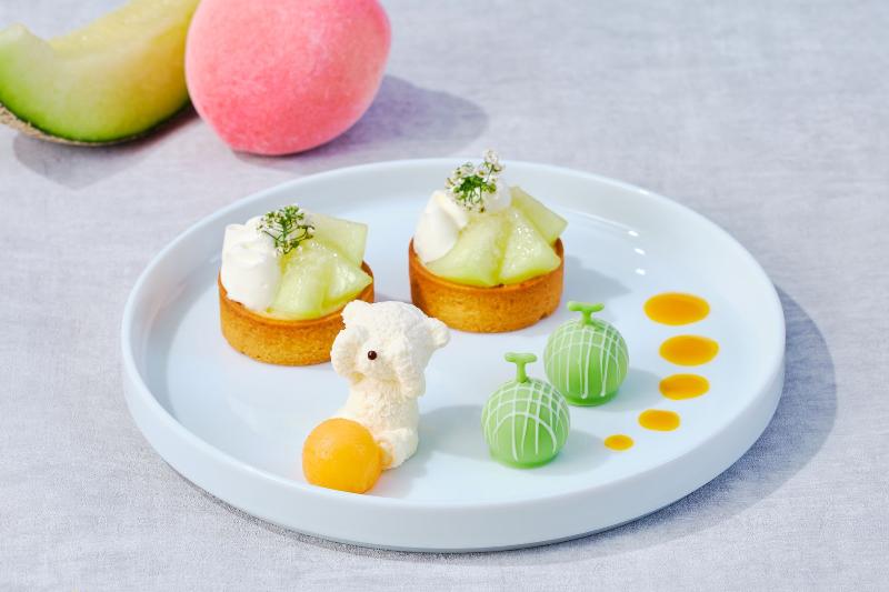 テディベアのバカンスアフタヌーンティー～ピーチ＆メロンパラダイス〜の画像3