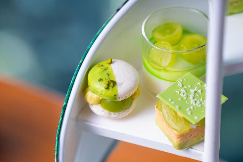 TeaDropTimeサブ管理者のShine Muscat in GREEN（シャインマスカット・イン・グリーン」アフタヌーンティー画像