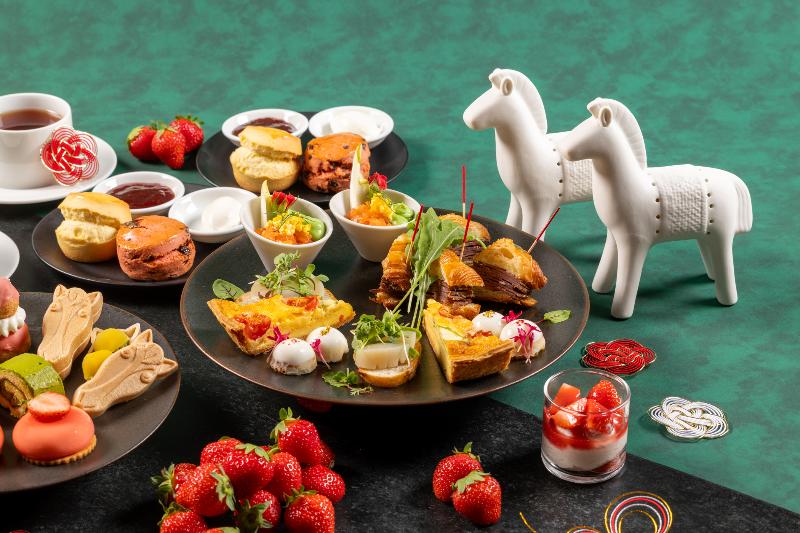 ストロベリー&宇治抹茶 ニューイヤー アフタヌーンティーの画像3