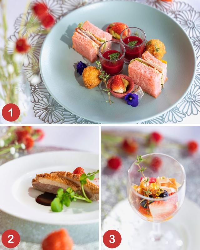 あまおう苺アフタヌーンティーセット ～雪どけストロベリー～の画像3