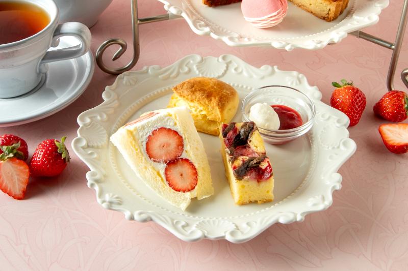 いちごと紅茶のアフタヌーンティーの画像3