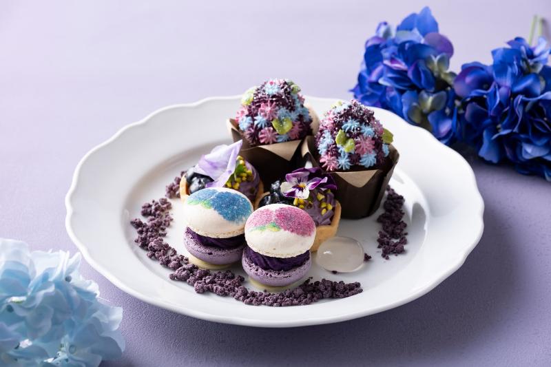 窓辺の紫陽花アフタヌーンティーの画像3