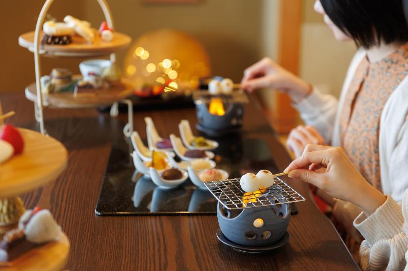 和のアフタヌーンティー 「おこたであったか 餡くらべ」の画像4