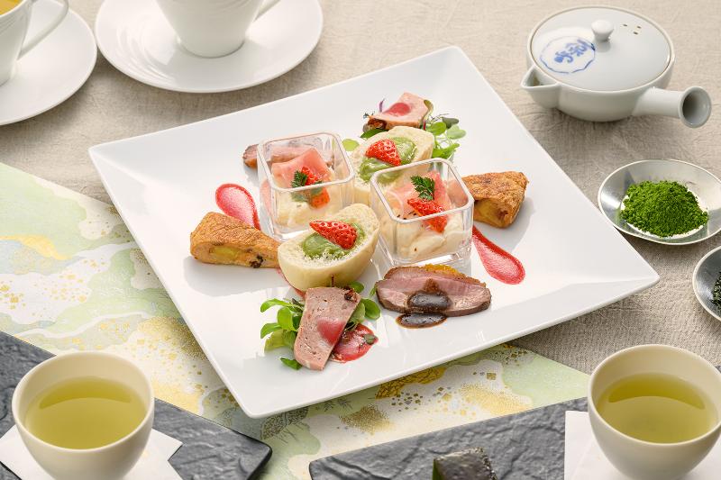 ポム・ダダン アフタヌーンティー “日本茶の香りと苺の彩（いろどり）”の画像4