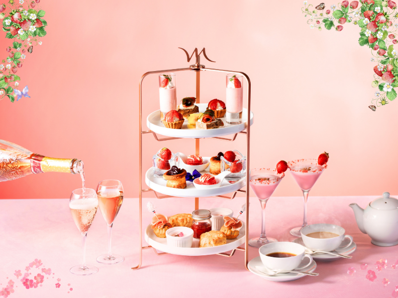 Very Berry! 苺とSAKURAでときめく「春のアフタヌーンティー」の画像5