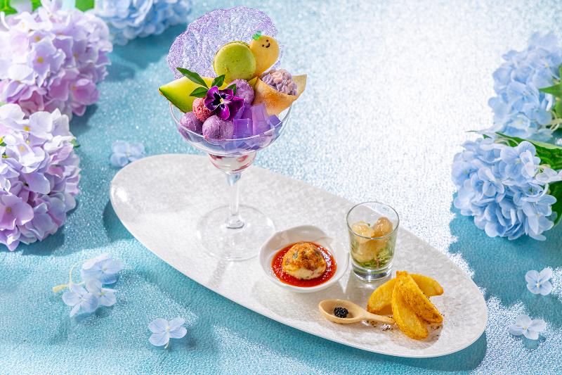 紫陽花チャイニーズアフタヌーンティーの画像5