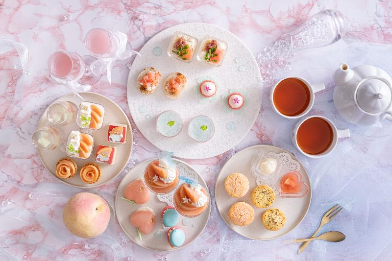 Peach Afternoon Tea Set～Pink&Aqua Blue～の画像5