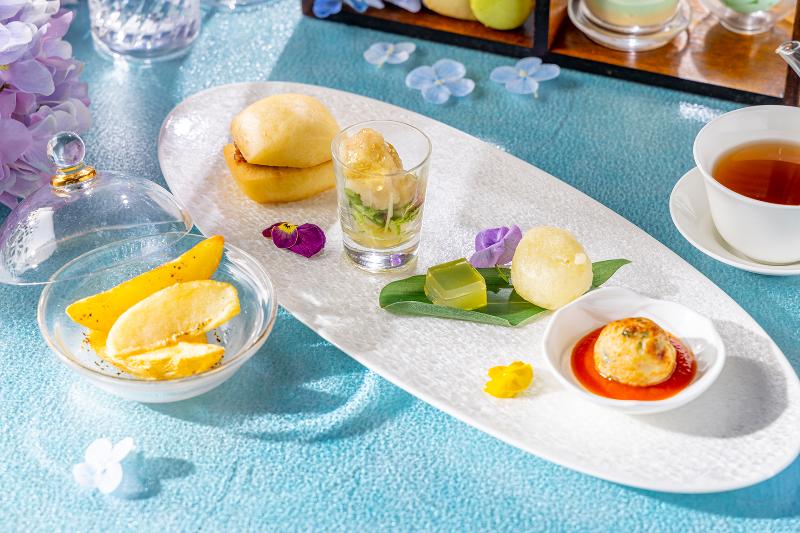 紫陽花チャイニーズアフタヌーンティーの画像6