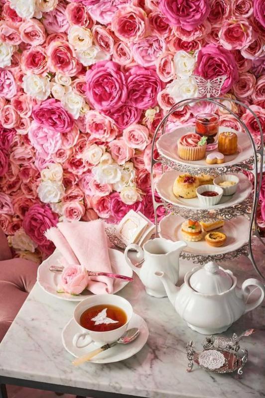 Sweet and Beauty Rose Shower Afternoon tea Setの画像1