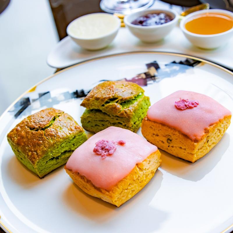 ロビーラウンジ／ウェスティンホテル横浜の天空の桜アフタヌーンティーのスコーン画像